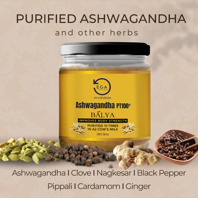 ayurveda purified ashwagandha for body strength