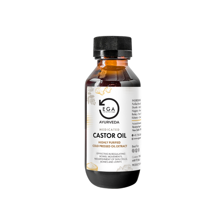 MEDICATED CASTOR OIL FOR NOURISHMENT OF SKIN CELLS, BONES AND JOINTS