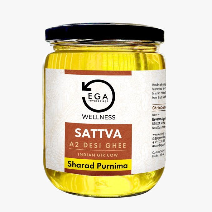 ega wellness a2 desi ghee sattva made on sharad poornima