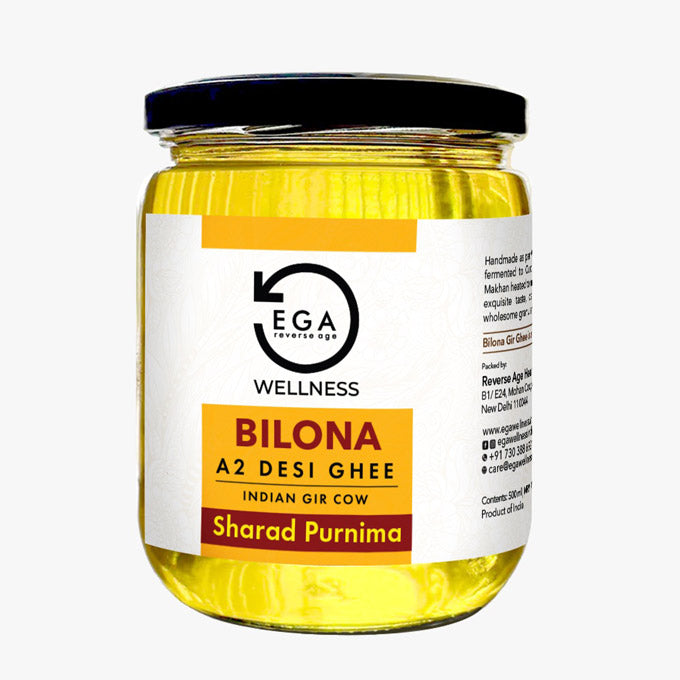 EGA wellness bilona a2 desi gir cow ghee made on sharad poornima