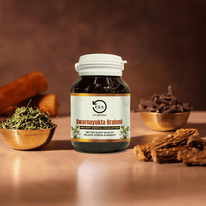 Swarnayukta brahmi for better sleep quality and stress relief