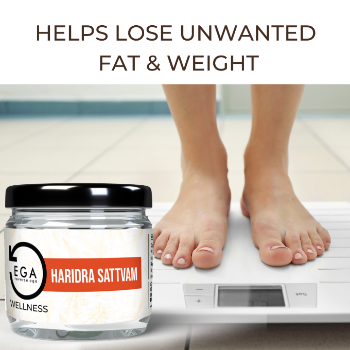 EGA Turmeric helps lose unwanted fat