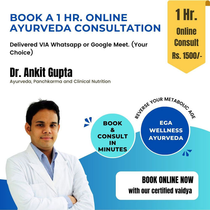 Online 1 hour Ayurvedic Consultation with Dr. Ankit