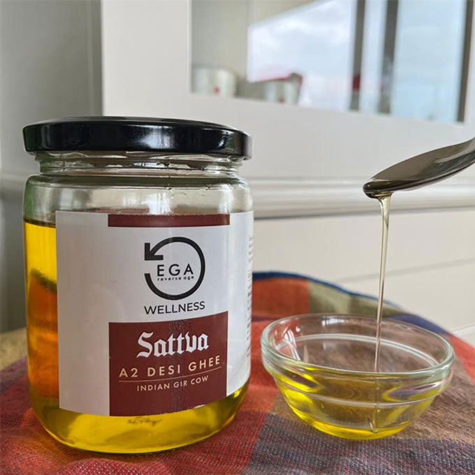 cow ghee sattva has a very oily viscosity