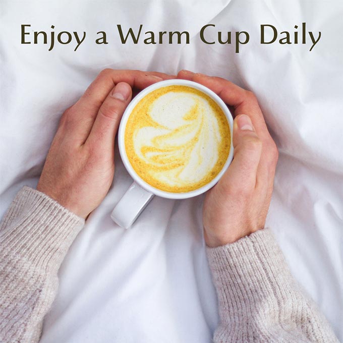 the warm turmeric beverage